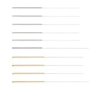 KAHZOR Pack of 10 Nozzle Cleaning Needles, 3D Printer Nozzles Cleaning Needles, Stainless Steel Nozzles Cleaning Needles with Plastic Storage Tube, 3D Printer Accessories, 0.15-1 mm