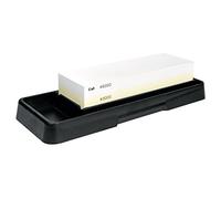 KAI Combination Whetstone Knife Sharpener, Stainless Steel, Multi-Colour, 1 x 1 x 1 cm, White/Yellow