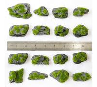 Kai Dream 12-Piece Artificial Flocking-Covered Slate Rocks, Gray Wooden Decorative Stones for Terrariums, Model Railways, Miniature Gardens, Zen Garden, Diorama Supplies