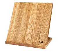 KAI Magnetic Knife Block for Standing Made of Oak - Premium Wood - Space for 4 Knives - Dimensions 26 x 17 x 25.3 cm - Magnetic Holder Knife Board