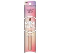 Kai Mini Maru On-the-Go Compact Flat Lip Brush, Retractable Lip Liner Brush with Flat Edge, Precise and Smooth Application, Travel Makeup Brush with Protective Cap