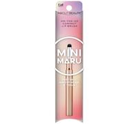 Kai Mini Maru On-the-Go Compact Lip Brush, Retractable Round Lip Brush with Soft Bristles, Precise Application and Effortless Blending, Travel Makeup Brush with Protective Cap