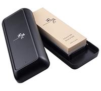 KAI Seki Magoroku Combination Sharpening Stone, grit: 1000/4000 - Japanese Knife Sharpener for fine Sharpening and polishing - 1000 4000 Whetstone for Knives, usable Surface 18.5 x 6.5