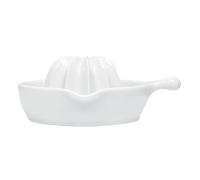KAI Select Premium Grapefruit Squeezer made of porcelain with non-slip silicone coating on the bottom - dimensions 17 x 15.6 x 6.6 cm - juicer fruit press hand press