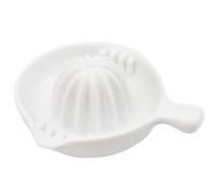 KAI Select Premium Lemon Squeezer made of porcelain with non-slip silicone coating on the bottom - dimensions 14.3 x 12.8 x 5.1 cm - juicer fruit press hand press