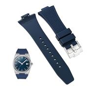 Kai Tian FKM Watch Strap for Tissot PRX Watch Series, Soft Fluorubber Strap for Tissot PRX Powermatic 80.12 mm Men Women Replacement FKM Bands for Tissot PRX Series Watch 40 mm with Pin Buckle, 40mm