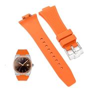 Kai Tian FKM Watch Strap for Tissot PRX Watch Series, Soft Fluorubber Strap for Tissot PRX Powermatic 80.12 mm Men Women Replacement FKM Bands for Tissot PRX Series Watch 40 mm with Pin Buckle, 40mm