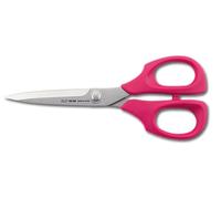 KAI Universal Scissors from the V5000 series in pink - total length 16.5 cm - scissors for crafts, all-round scissors, kitchen scissors - Made in Japan for Professional standard demands