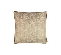 Viper Metallic Snakeskin Piped Cushion KAI Orange 50cm x 50cm