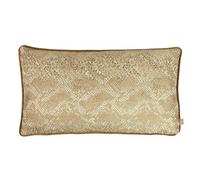 Kai Viper Metallic Snakeskin Rectangular Feather Filled Cushion
