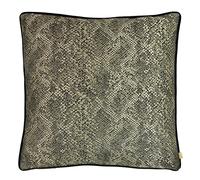 Viper Metallic Snakeskin Piped Cushion KAI Bronze 50cm x 50cm