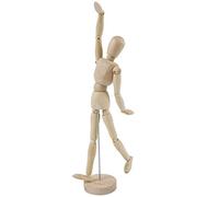 KAIAIWLUO Art Mannequin,8 Inch Wooden Human Body Drawing Mannequin with Stand Art Mannequin Figure Joints Artist Manikin Model for Desktop Decoration Decorative Artwork