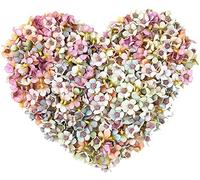 KAIAIWLUO Artificial Daisy Flower Heads,100 PCS Sunflower Fabric Small Silk Daisy Flowers Handmade DIY Fake Flower Decorations for DIY Wreath Scrapbooking Craft Party Festival 2CM