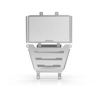 KAIAYGEE Radiator Engine Exhaust Cover Protector Compatible with CFMoto | Cnc Guard Front Compatible with CFMoto 450MT 2024+, Ibex 450 2024+(Silver a)