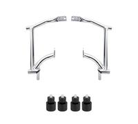 KAIAYGEE Saddlebags Crash Bars Bumpers Compatible with Harley | Chrome Guard Left Right Compatible with Harley Touring Electra Glide FLHT Street Glide FLHX Road Glide FLTRX(Black)