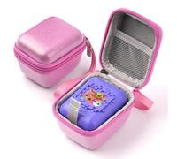 KAIbako Carrying Case for Bitzee Digital Pet Interactive Toy, Hard EVA Protective Storage Bag with Sparkly Glitter, Wrist Strap & Soft Mesh Pocket, Travel Organizer for Accessories (Case Only)