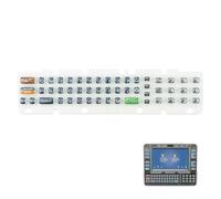 Kaibintex Rubber Keyboard (51-Key) for Honeywell Thor VM1 Vehicle-Mounted Computer,Keypad Replacement Support Computer,Foldable Silicone Flexible Material