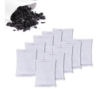 KaiCarnte 10 Pack Activated Charcoal Odor Absorbe Trash Can Deodorizer Car Odour Remover Odor Filter Refill Compatible with iTouchless Trash Cans 8 Gallon & Larger