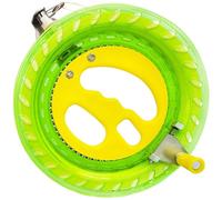 Kaiciuss 7.2 Inch Kite Reel Winder with Line, Kite String Reel for Kids & Adults, Easy to Use Kite String and Spool, it Comes with Durable Kite Thread and Connector (Green)