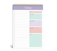 KAICN To Do List Notepad, 52 Sheets Undated Daily Planner, To Do List Notebook for Work, Office, Home & School, Perfect for Daily Tasks, Goal Setting & Enhanced Productivity, 6.5x9.8 inches - Purple