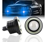 KaiDengZhe 2PCS Super Bright 3.5" Projector Universal LED Fog Light 12V 10W Ice Blue COB Halo Angel Eye Rings For Moto Headlight Car Daytime Running Light DRL Driving Light Fog Light Bulb