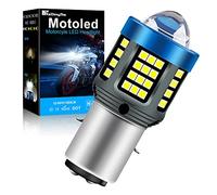 KaiDengZhe H6 LED Motorcycle Headlight Bulb, 2025 New Upgraded BA20D Scooter Motorbike LED Headlight Bulbs with HD Projector,25W 12V-80V Moto High Low Beam Light Conversion Kit White (1 PCS)