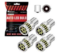 KaiDengZhe P21W 1156 LED Bulb, Upgrade 3014 42-EX Chips 400% Brighter 1:1 Size BA15S LED Brake Light 382 7506 1141 1003 LED Bulbs for Backup Reverse Lights Tail Lights,Turn Signal Light -4 PCS White