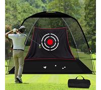 KAIDIDA Golf Practice Net 10X7FT Golf Driving Net for Garden Backyard Hitting Chipping with Target Carry Bag Durable Pop-up for Indoor Outdoor Training