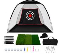 KAIDIDA Golf Practice Net 10x7ft with Mat and Balls
