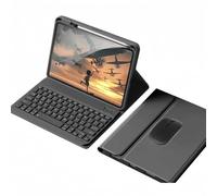 kaidisen Keyboard Case Mouse for iPad A16 11th Gen 2025,iPad 10th Generation 10.9 inch 2022 Detachable Cute Color Keyboard Case with Pencil Holder,Black