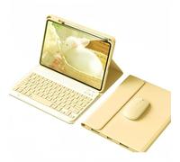 kaidisen Keyboard Case Mouse for iPad Air 11 inch M3/M2 (2025/2024)/ Air 10.9 inch 4th 5th Generation/Pro 11 inch 4th/3rd/2nd Gen Detachable Cute Color Keyboard Case,Yellow