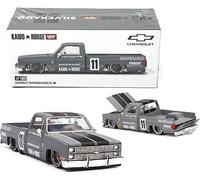 Kaido House Chevrolet Silverado Kaido V2 by Mini GT in Grey 160 Diecast 1:64