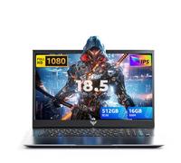 KAIGERR 18.5 inch Laptop, 2025 Laptop, 16GB RAM 512GB NVMe SSD, Ιntel N150 Processor(Up to 3.6GHz), Laptop Computer, 1080 FHD Display for Business & Students, 8000Mah Battery, Wi-Fi