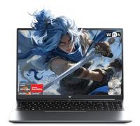 KAIGERR 2025 Gaming Laptop, Laptop with AMD Ryzen 7 7735HS (8C/16T, Up to 4.75GHz), 16GB DDR5 512GB NVMe SSD Laptop Computer, Up to 4TB, 16-inch FHD Display, WiFi 6, Backlit KB, Type-C, Dual Fans