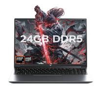 KAIGERR 2026 Gaming Laptop, 24GB DDR5 512GB NVMe SSD Laptop Computer with AMD Ryzen 7 H255(8C/16T, Up to 4.9GHz), 16.0 inch Windows 11 Laptop, Radeon RX Vega 8 Graphics,WiFi 6, Backlit KB
