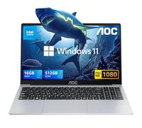 KAIGERR Laptop, 17.3-inch Laptop, 2025 Laptop Computer, 16GB RAM 512GB NVMe SSD, Intel N97 Processor(Up to 3.6GHz), Windows 11 Pro, 1080 FHD Display for Business & Students, 6000Mah Battery, Wi-Fi