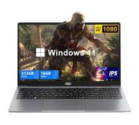 KAIGERR Laptop, Ιntel N150 Processor (Up to 3.6GHz), 16GB RAM 512GB NVMe SSD, 15.6" FHD Display Laptop Computer, Home/Business/Student Laptop, Metal Shell, USB3.2, HDMI