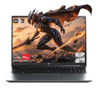 KAIGERR New Gaming Laptop, 2026 Laptop with AMD Ryzen 7 7735HS (8C/16T, Up to 4.75GHz), 16GB DDR5 512GB NVMe SSD Laptop Computer, Up to 4TB, 16.0-inch FHD Display, WiFi 6, Backlit KB, Dual Fans