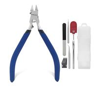 KAIHAOWIN Gunpla Model Nippers Set 9 Pcs - Single Thin Blade Sprue Cutter with Precision Tool Kit for Gundam Plastic Model Building Hobby