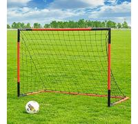KAIHAOWIN Metal Football Goal with All Weather Net for Kids/Adults - Quick Assembly, Durable Training Sports Goals for Backyard/Indoor/Outdoor - Heavy Duty Metal Football Practice - 6'x4'