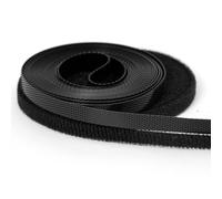 kaihuiyyyt Extremely Thin and Soft Strong Doll Clothes Hook and Loop Tape Fasteners 3m x 6mm About Sewing Type Back Without Adhesive Doll Clothing Accessories Black