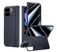 Kaiiecal for Google Pixel-9-Pro Fold Case: Slim Hinge Stand Case with Privacy Protector - Support Wireless Charging - Soft Cool Protective Phone Cover for Google Pixel 9Pro Fold Blue