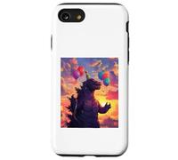 Kaiju Birthday Party Japan Monster Movie Bday Japanese Case for iPhone SE (2020) / 7/8