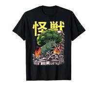 Kaiju Broccoli Japanese Anime Monster Vegan Vegetarian T-Shirt