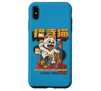 Kaiju Cat Mayhem Catzilla Retro Comic Kawaii Manga Anime Case for iPhone XS Max