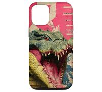 Kaiju Crocodile Monster Vintage Japanese Poster Art Case for iPhone 12/12 Pro