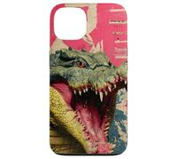 Kaiju Crocodile Monster Vintage Japanese Poster Art Case for iPhone 13