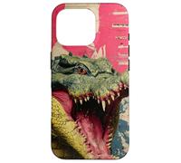 Kaiju Crocodile Monster Vintage Japanese Poster Art Case for iPhone 16 Pro
