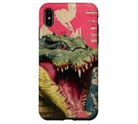 Kaiju Crocodile Monster Vintage Japanese Poster Art Case for iPhone XS Max