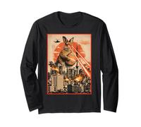 Kaiju Easter Bunny Tokyo Funny Egg Hunt Japanese Vibe Long Sleeve T-Shirt